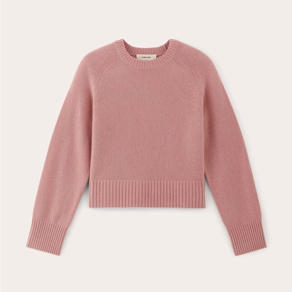 EVERLANE THE BOXY CREW IN CASHMERE PINK | WOMENS SIZE M - Picture 2 of 10